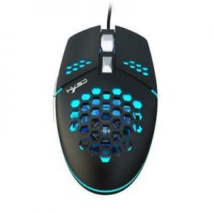 8000DPI Fan Cooling Programmable USB Optical Gaming Mouse Honeycomb Shell Mice