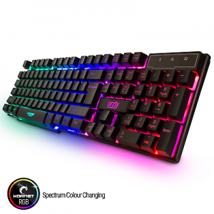 Gaming Keyboard for PS5, Playstation 5 Xbox , PC Gaming LED RGB Backlit - Orzly