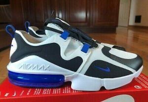 Nike Air Max Infinity Black Game Royal White BQ3999 008 Men&#039;s Size 10.5