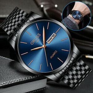 Men&#039;s Watch Relojes De Hombre Stainless Steel Quartz Luxury Classic Watches Gift