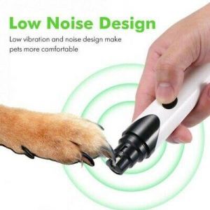 USB Electric Pet Dog Cat Nail Trimmer Grooming Tool Grinder Electric Clipper Kit