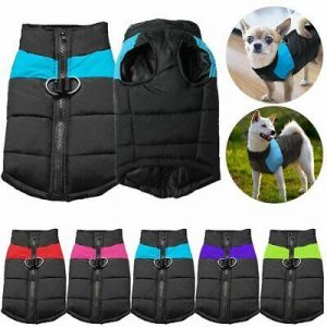 one place ציוד לכלבים Pet Dog Vest Jacket Warm Waterproof Clothes Winter Padded Coat  Small/Large