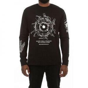 one place clothing/shoes/accessories Billionaire Boys Club Clothing Men&#039;s T-Shirts Long Sleeve Moon Salutations Tee