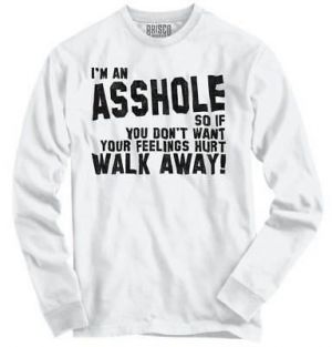 one place clothing/shoes/accessories Dont Want Feelings Hurt Walk Away Funny Rude Long Sleeve Tshirt Tee for Adults