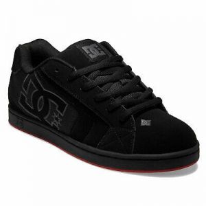 DC Shoes Men&#039;s Net Low Top Sneaker Shoes Black/Black/Red (xkkr) Clothing Appa...