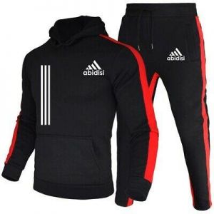 Mens Hoodies + Sweatpants Track Suit Comfy Jogging outdoor Sportswear Gym Casual